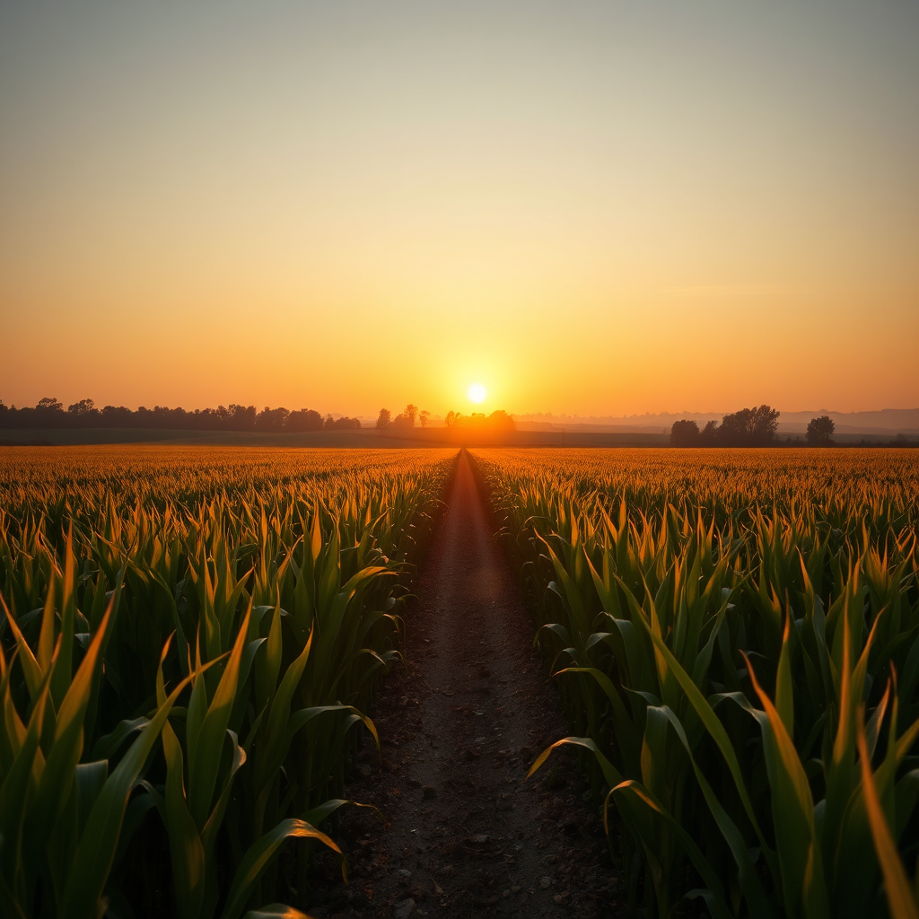 Field of corn photo